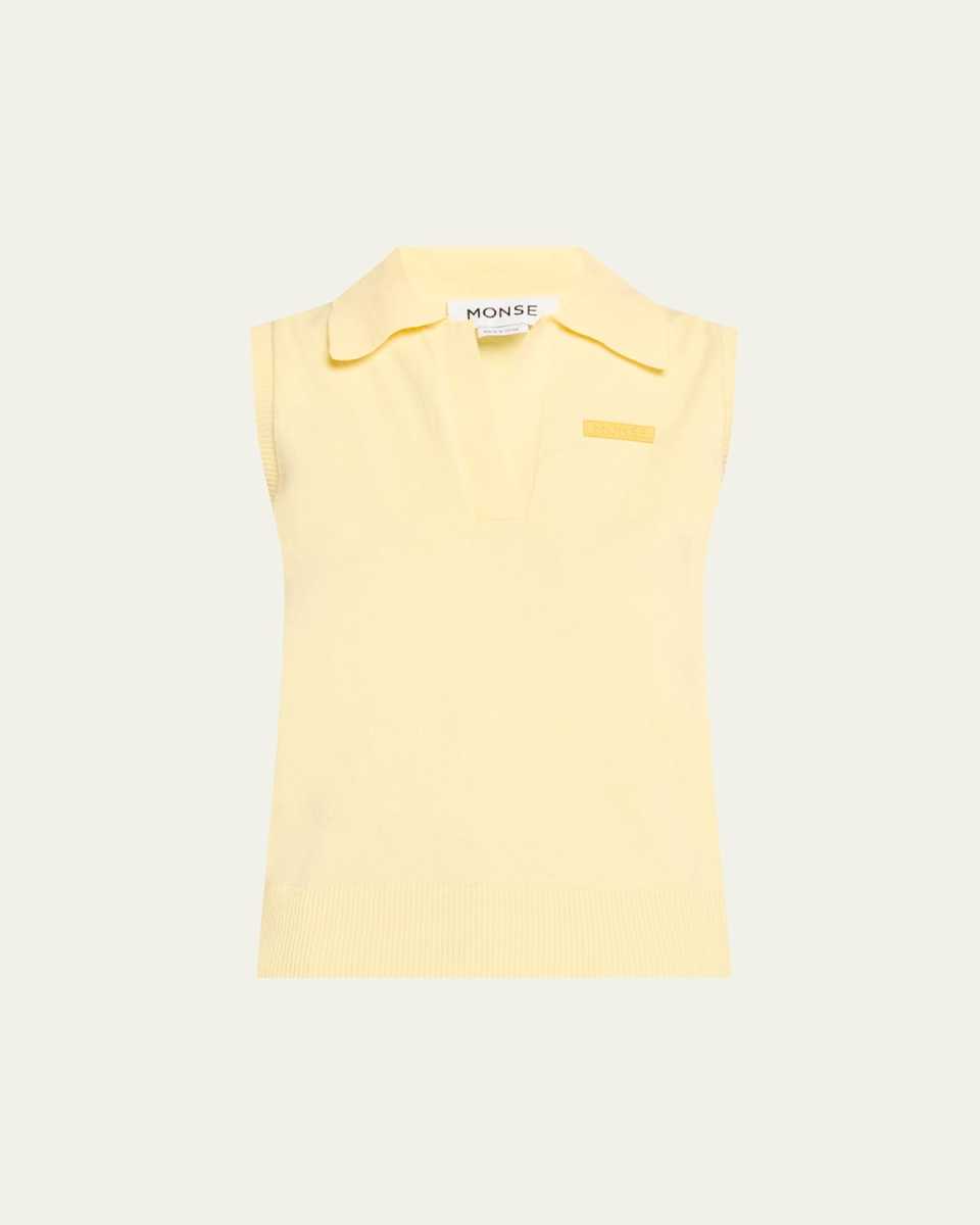 Knit Polo Vest